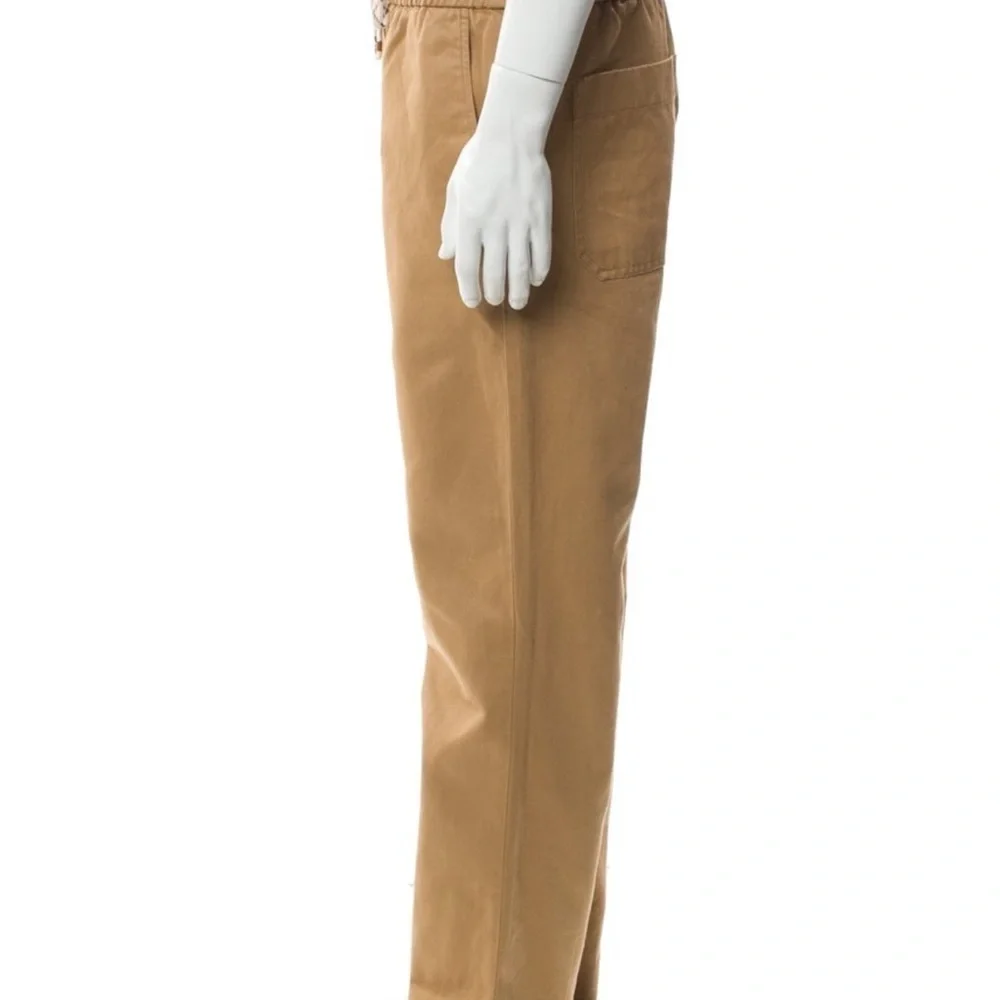 Gucci Tan Joggers with White Logo